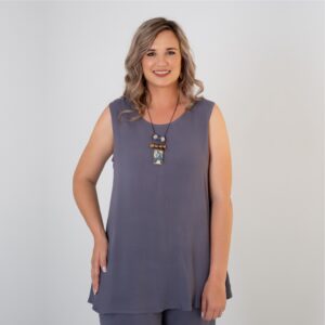 Dark Grey Sleeveless Cami