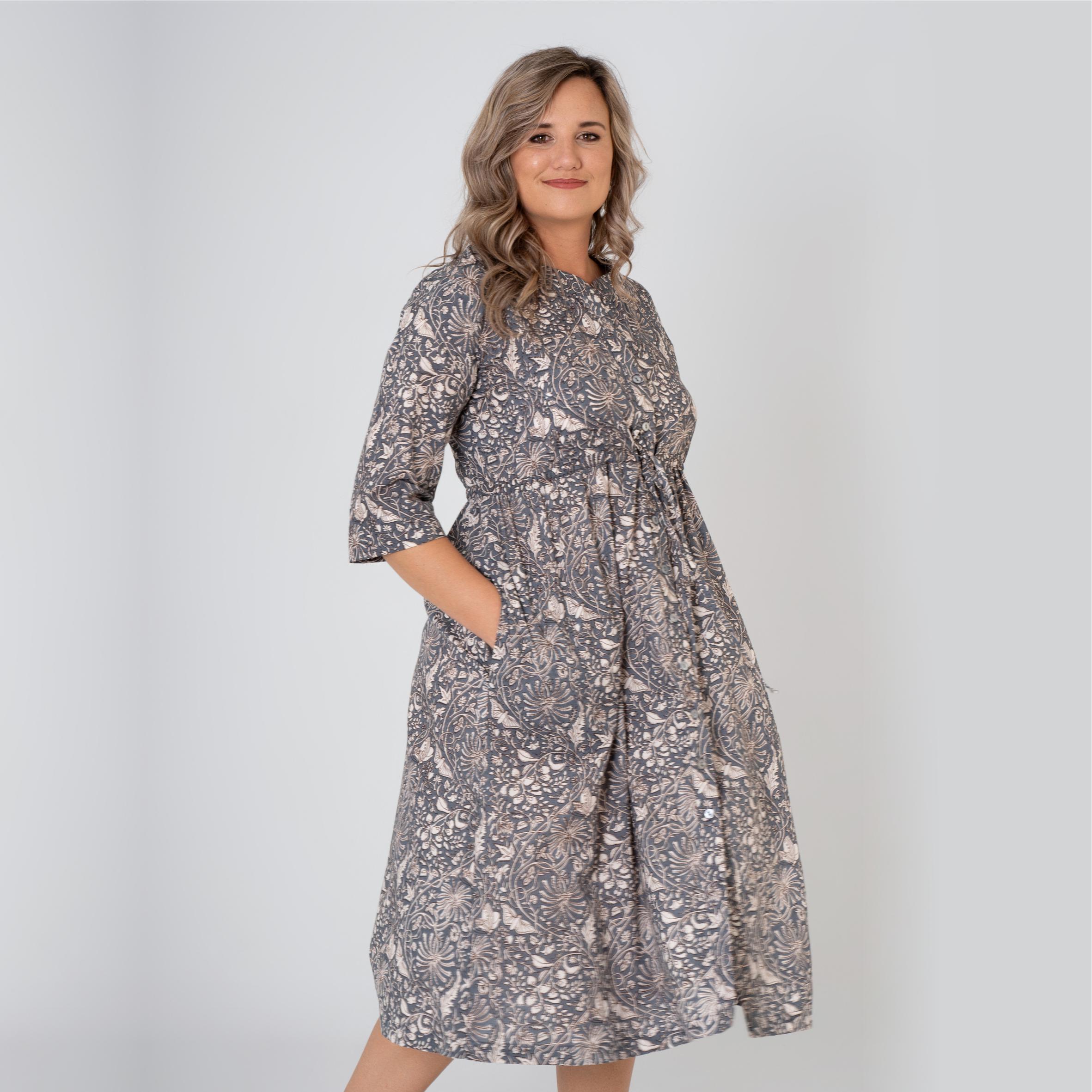 Blue Grey Sonja Dress - Image 2