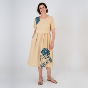 Camel Elora Dress